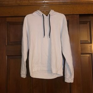 White sweater with black stripes